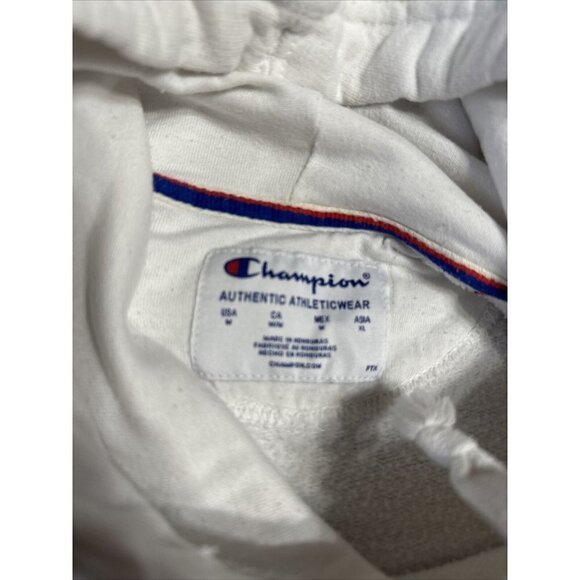 champion A48 Hoodie Men's Sweatshirt Script Logo Medium  Pullover Kanga Pocket - Picture 6 of 7